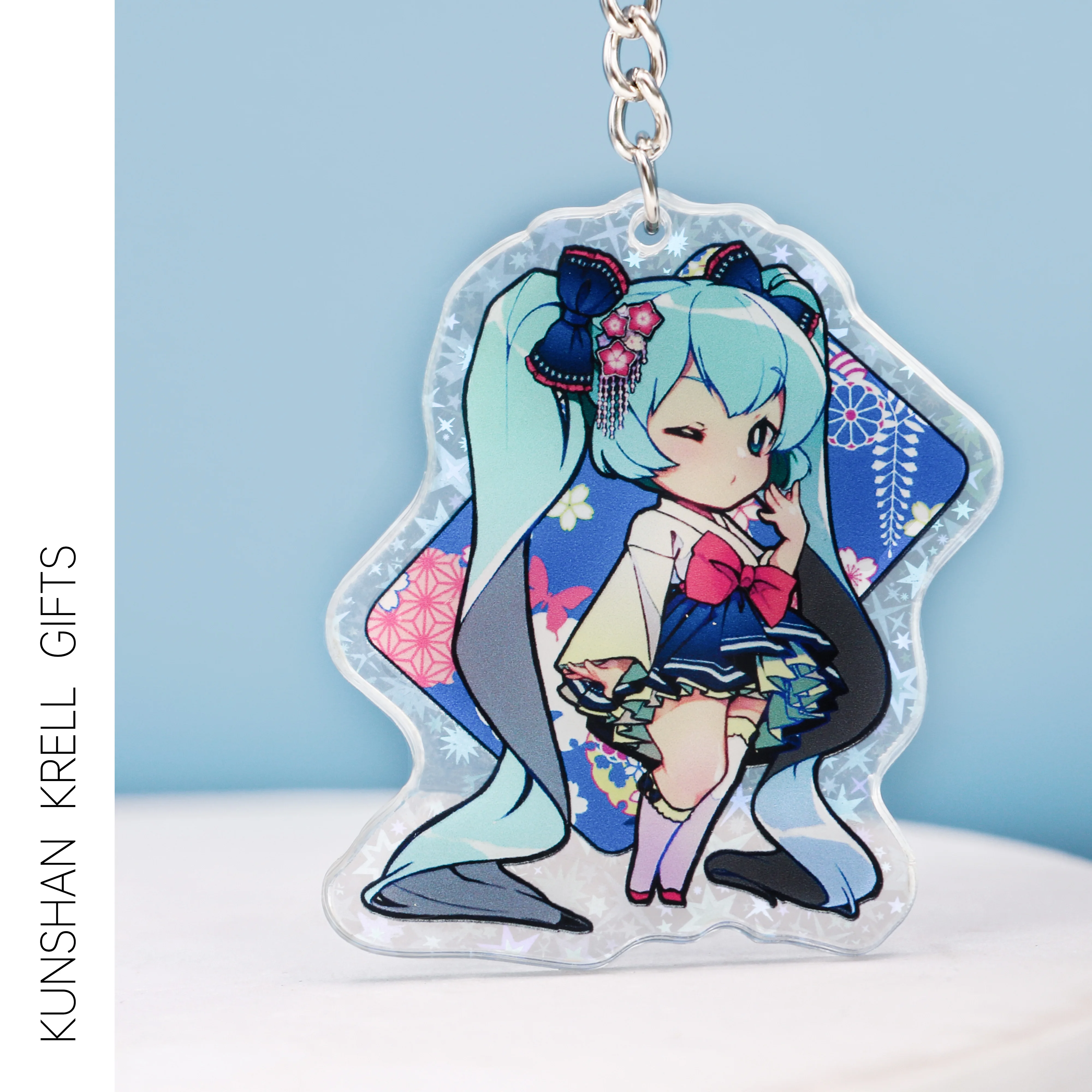 Wholesale Manufacture Acrylic KeyChain Custom Printed Acrylic Charms