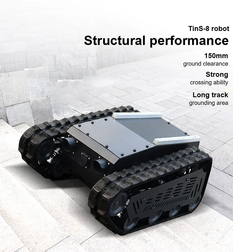 Small Off Road Tracked Robotics Platform Tracked Robotics Tank Chassis ...