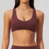 reggiseno rosso scuro