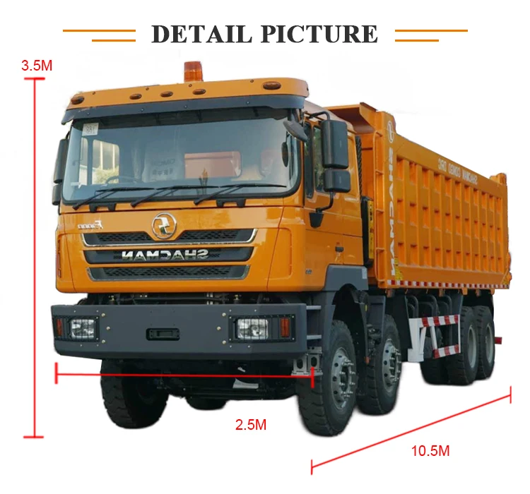 Shacman F3000 8x4 Super Version 12 Wheel Dump Truck Dependable Howo Engineered Maximum