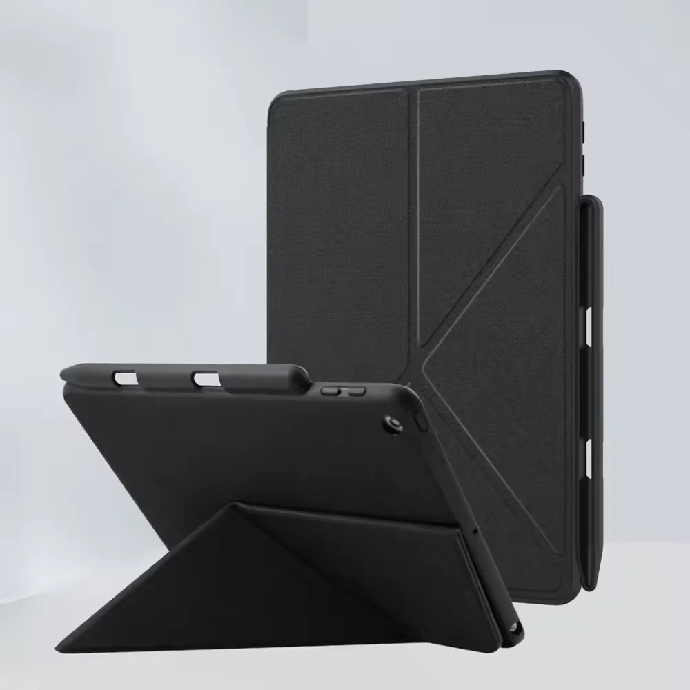 Laudtec Customized Logo Foldable Tablet Covers & Cases for iPad Air 10.9 & 10.2 Detachable PC TPU Rugged Cover for iPad