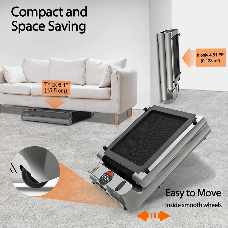 ジム設備新品商用0.65HP電動トレッドミル家庭用120kg容量燃焼カロリー