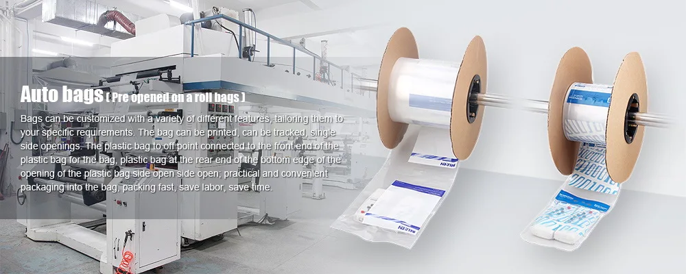 Paper Autobag Autobag Rolls Crystal Clear LDPE Shrink Bag Transparent Front Back ...