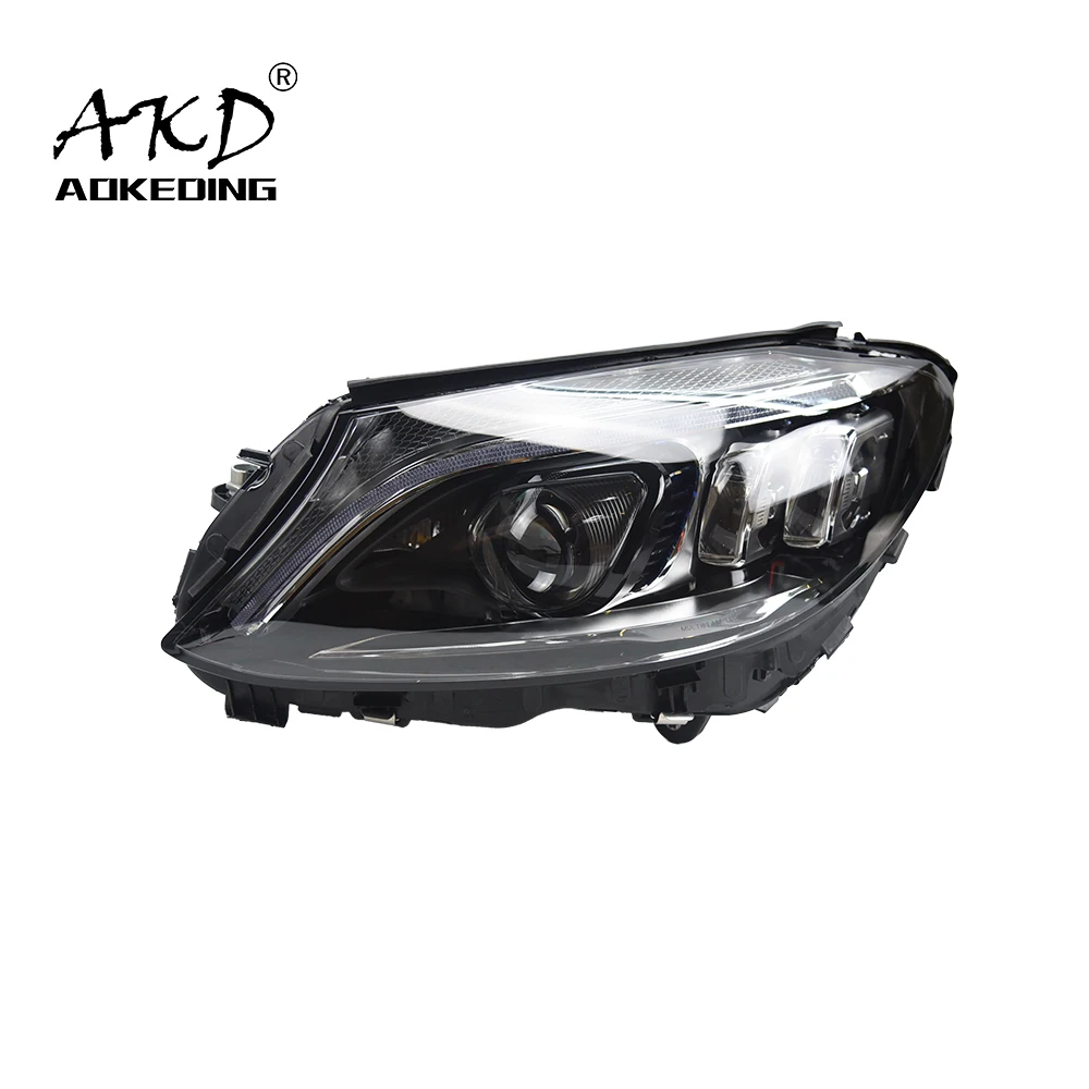 Akd Car Styling Head Lamp For W5 Headlights 14 19 C180 C0 C300 Led Headlight Bi Led Projector Lens Drl Signal Lamp Buy Animation Turn Signal Daytime Running Light Product On Alibaba Com