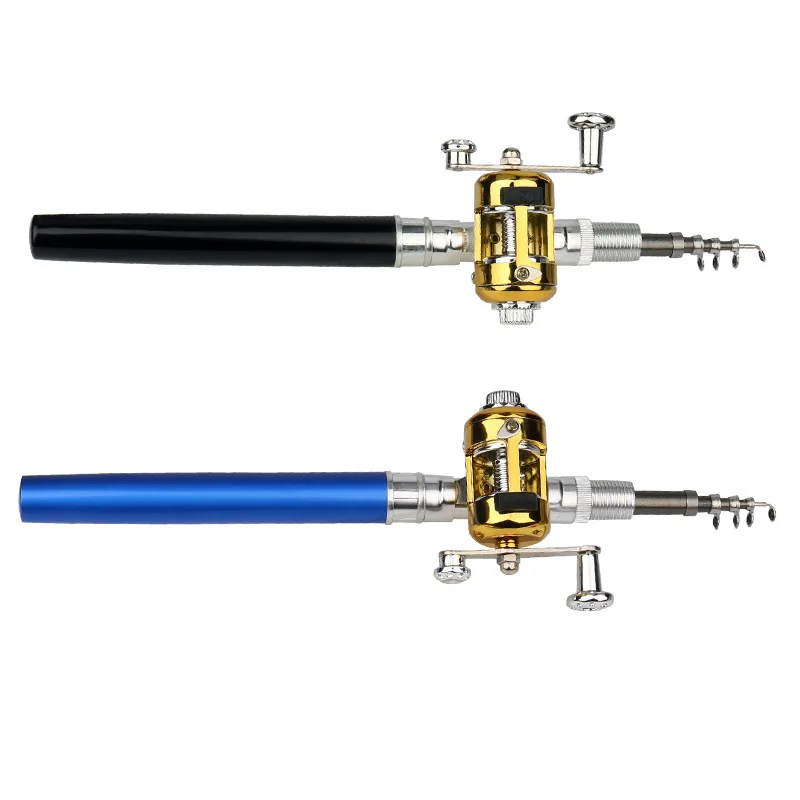 aluminum alloy fishing pole pen Saim Rod 36In(3Ft) Mini Portable Pocket Fish Rod Fishing Pole Quantity 38 Inch Mini Portable Pocket