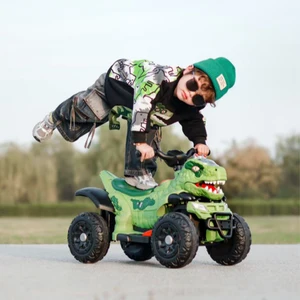 Multicolor Dinosaur Rechargeable 4 Wheel Electric Ride on Toy Children Kids  Atv Hot Toy Cars Ride-on Cars Plastic