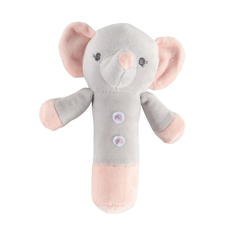 Модная милая мягкая плюшевая игрушка на заказ, высококачественные животные, ручные колокольчики, детская погремушка, плюшевая игрушка со звуком