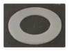 Anillo de espuma blanco