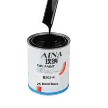 Economy Acrylic B202-P 2K Blend Black Spray Coating for Car Repair and Refurbishment Plastic Coating Factory Direct Supply