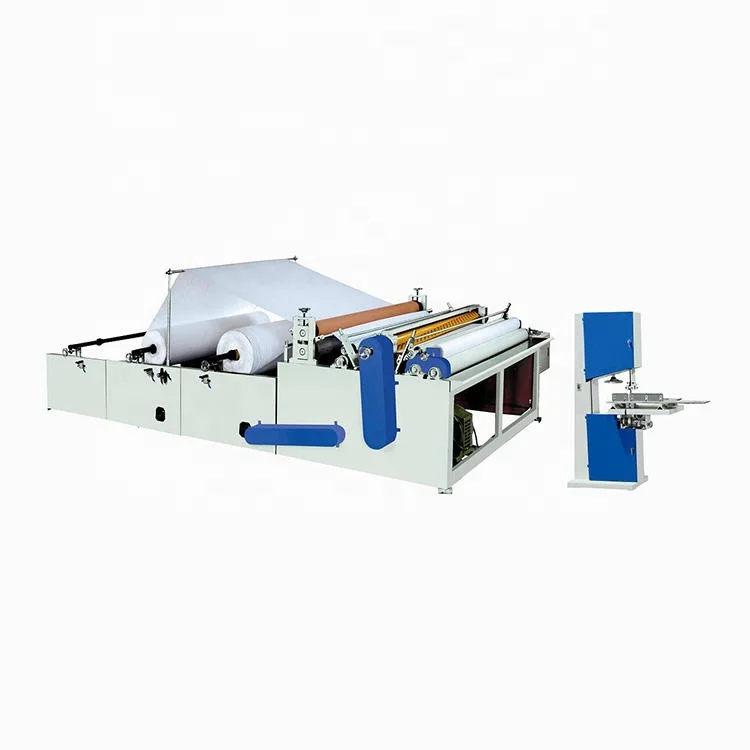 Automatic Toilet Paper Rewinder Tissue Paper Manufacturing Machine Reduce Production Cost