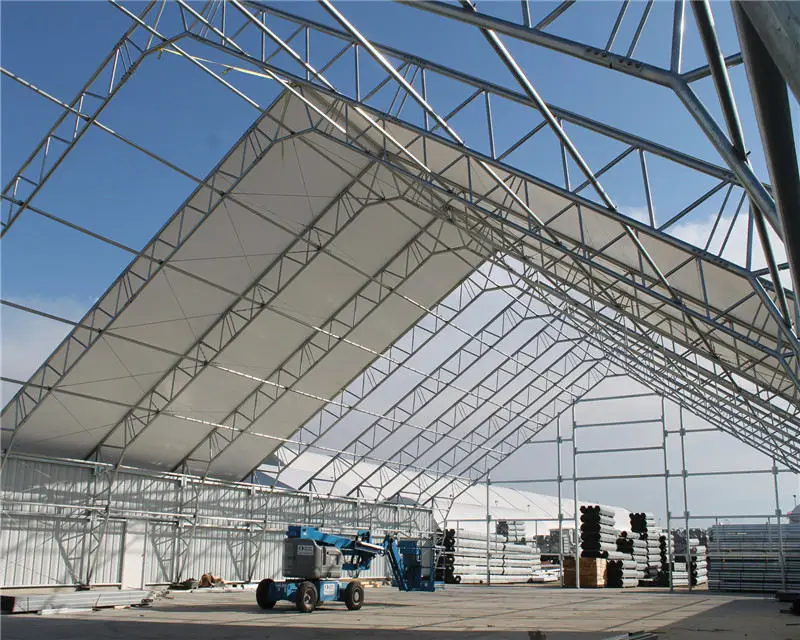 Galvanized Light Steel Roof Truss System Arch Fabric Warehouse Shed Pvc galvanized-light-steel-roof-truss-system-arch-fabric-warehouse-shed-pvc
