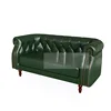 Dark green double sofa