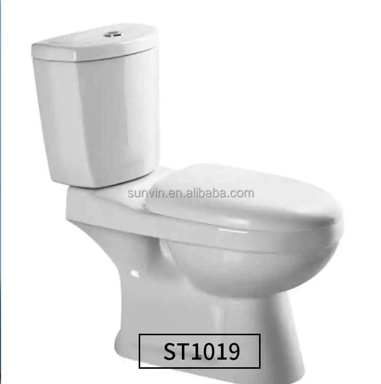 Bathroom toilet wc ceramic washdown two piece toilet
