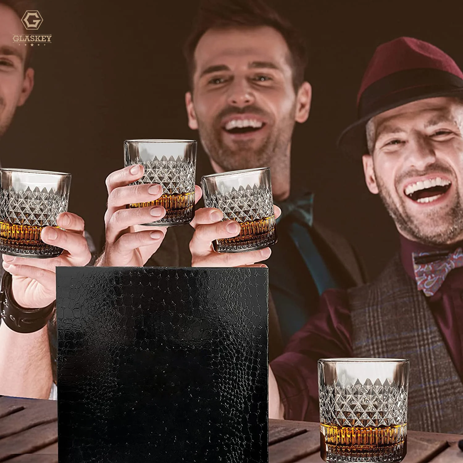 Transparent Crystal Glass Whiskey Cup Luxury Beer Glassware Bar High