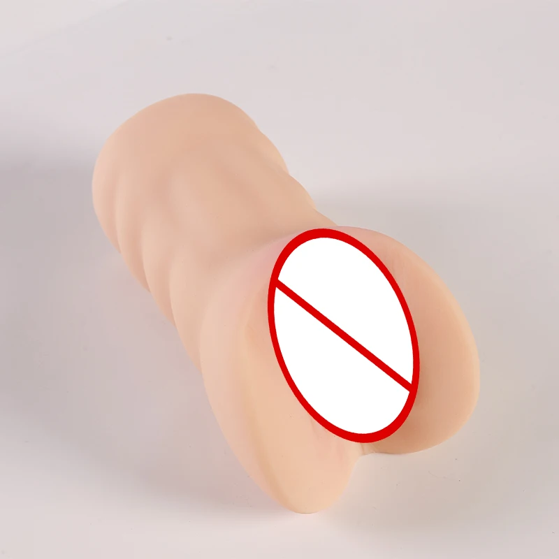 Tpe Male Masturbation 2 in 1 Artificial Pussy Vagina Anal Realistic Pocket Pussy Masturbation Quasi Male Sex Toys