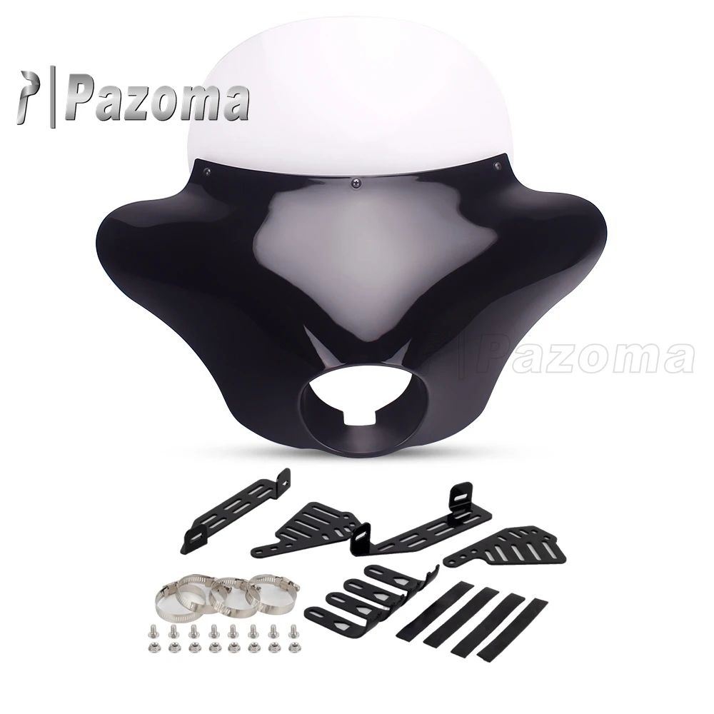 Motorcycle Batwing Fairing Windscreen for Harley Dyna Sportster