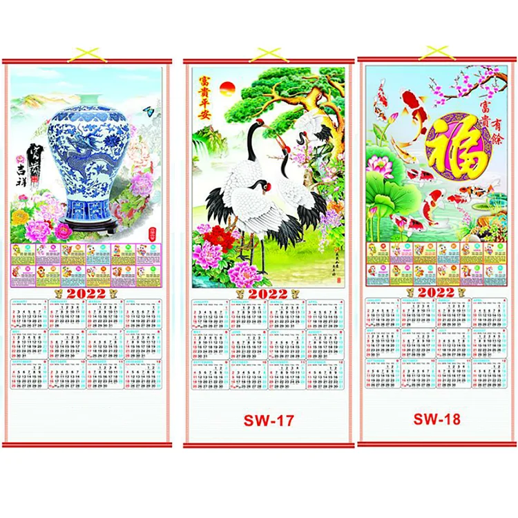 Cane Paper Wall Scroll Calendar Wall Calendar Buy Perpetual Wall