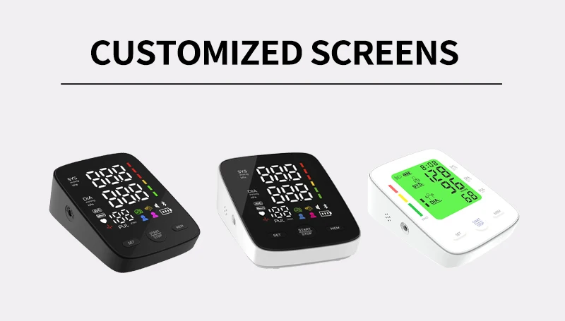 Factory Customization USB Recharge Upper Arm Bp Machine Digital Blood Pressure Monitors for Home Use