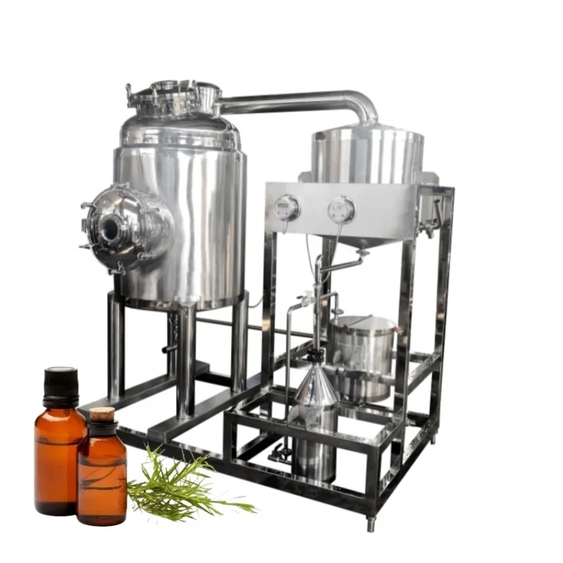 Small Capacity Herb Essential Oil Extraction Machine Lavender Oil Distilling Plant
