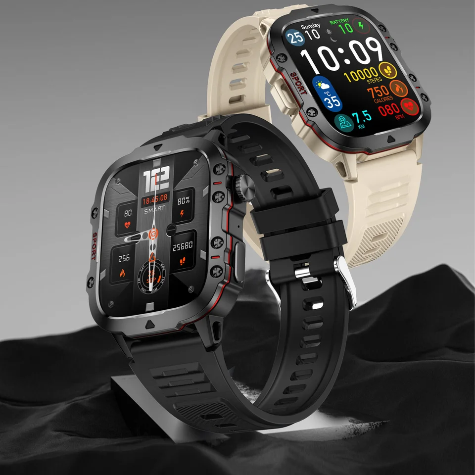 Lige BW0667 Smart Watch 1.96 Inch Screen 420 Mah Wireless Call Voice Assistant Watch Spo aperçu 3