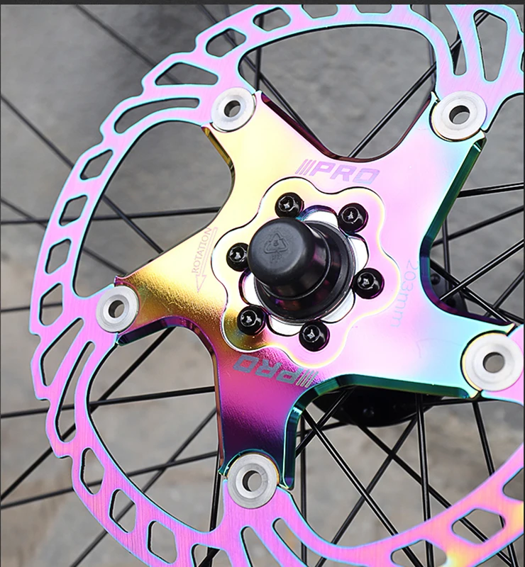 Disques de ein de vélo Rotor 203mm 140/160/180mm rotor de ein à disque 6 boulons rotor à disque flottant en acier inoxydable disque de ein de reoidissement