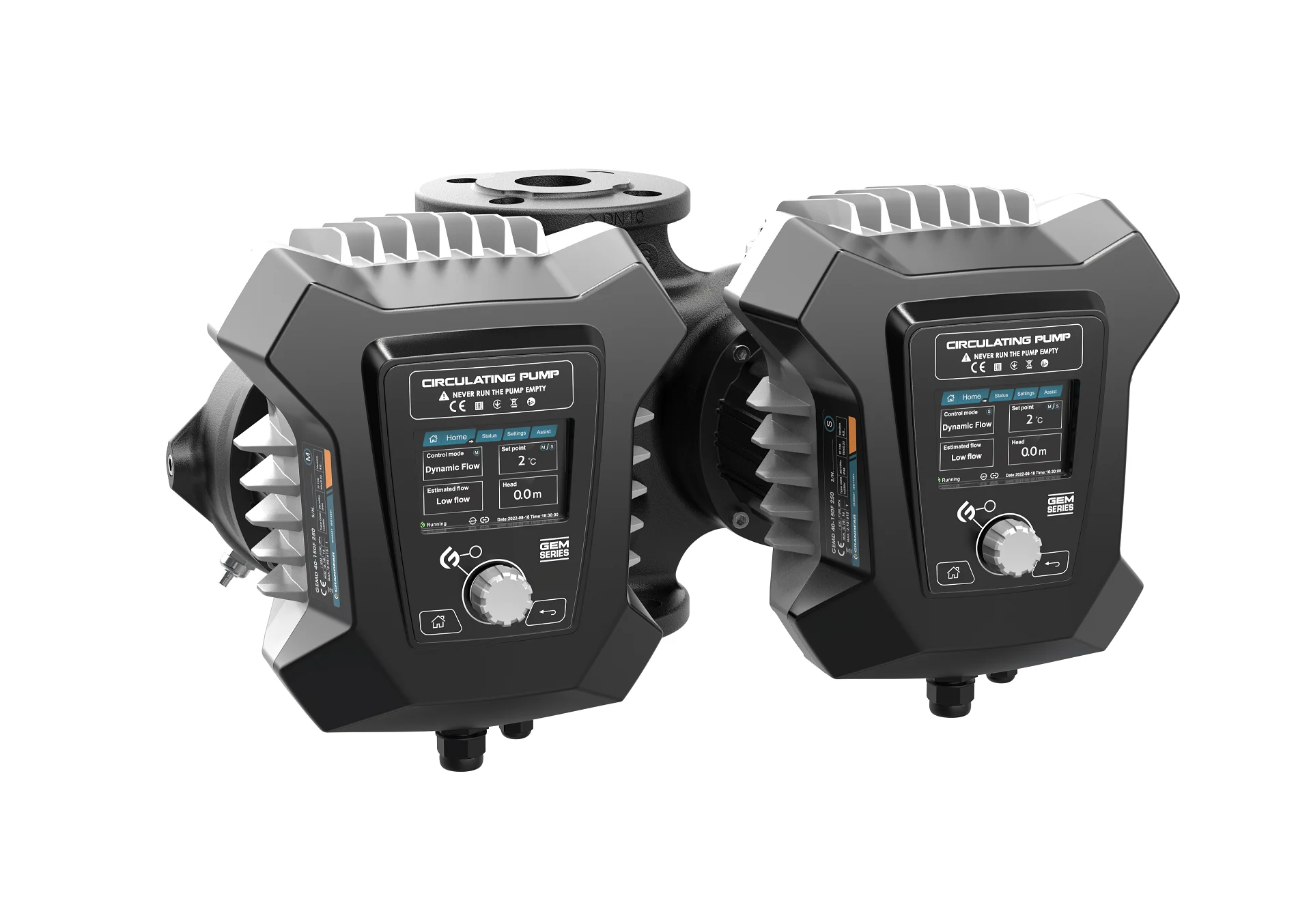 min eei 023 dual pump industrial hot water circulation wide frequency conversion clean water wet rotor pump-3