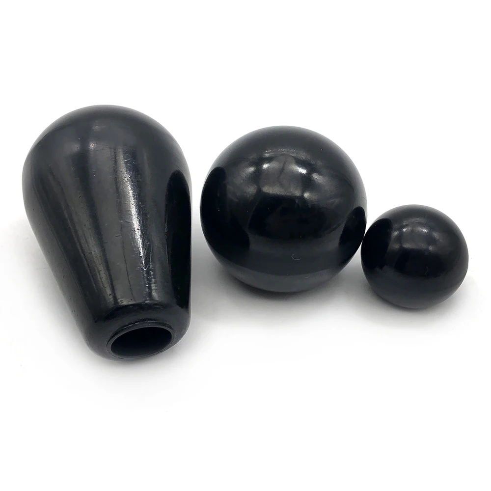 Threaded star bakelite balls knob industrial handle knobs, plastic ball knob, metric thread adjustable handle