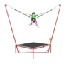 Red colorful light bungee jumping