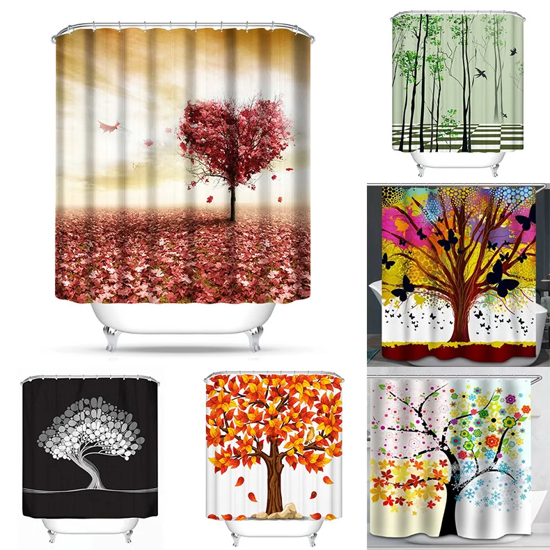Wholesale Digital Printed Nonslip Waterproof Shower Curtains For Bathroom Buy Waterproof