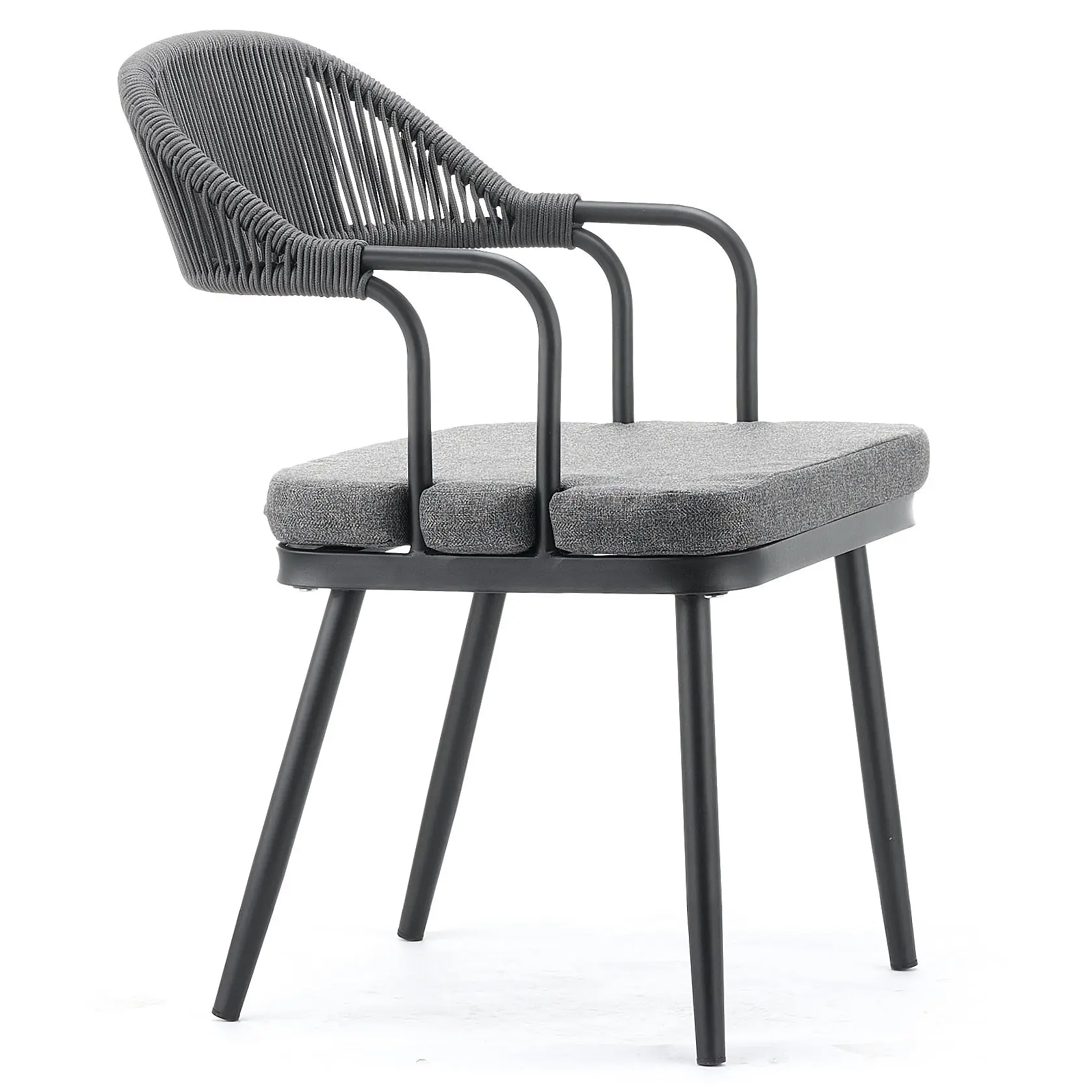 product waterproof wicker rattan outdoor dining chair for cafe restaurant living room modern design luxury-3