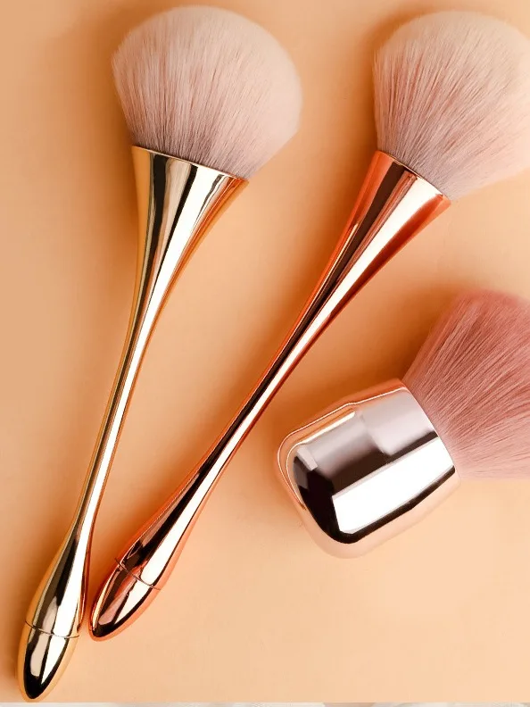 mineral powder makeup brushes soft fluffy foundation blush brush