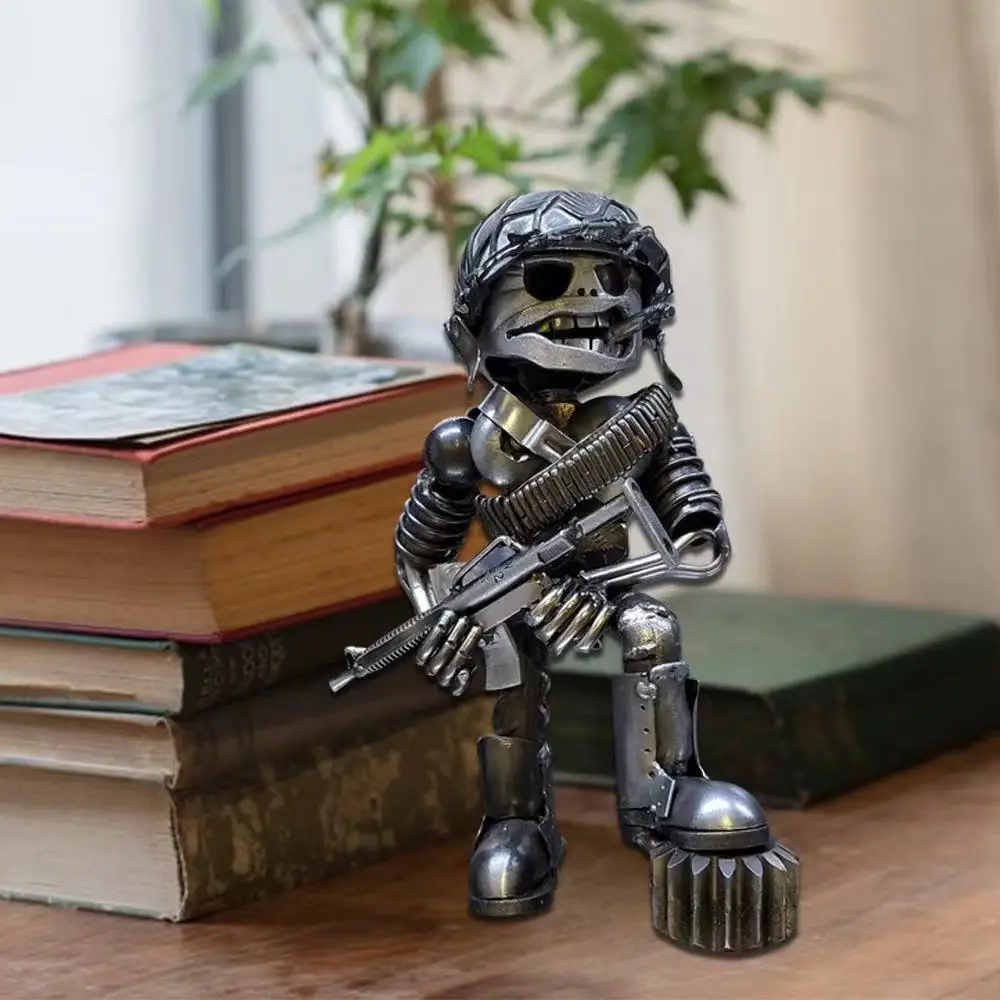 New Warrior's Sculpture WXA15 Machine Gunner Robot Office