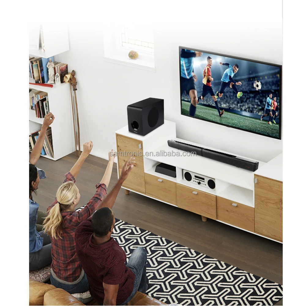 Soundbar With Subwoofer 2.1ch Sound Bar For Tv Wireless Deep Bass Hifi