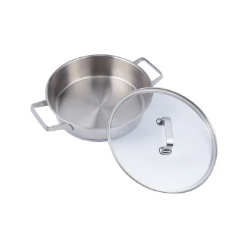 Kitchen 28cm SS  Cooking Pan Induction Cookware Frying Pan
