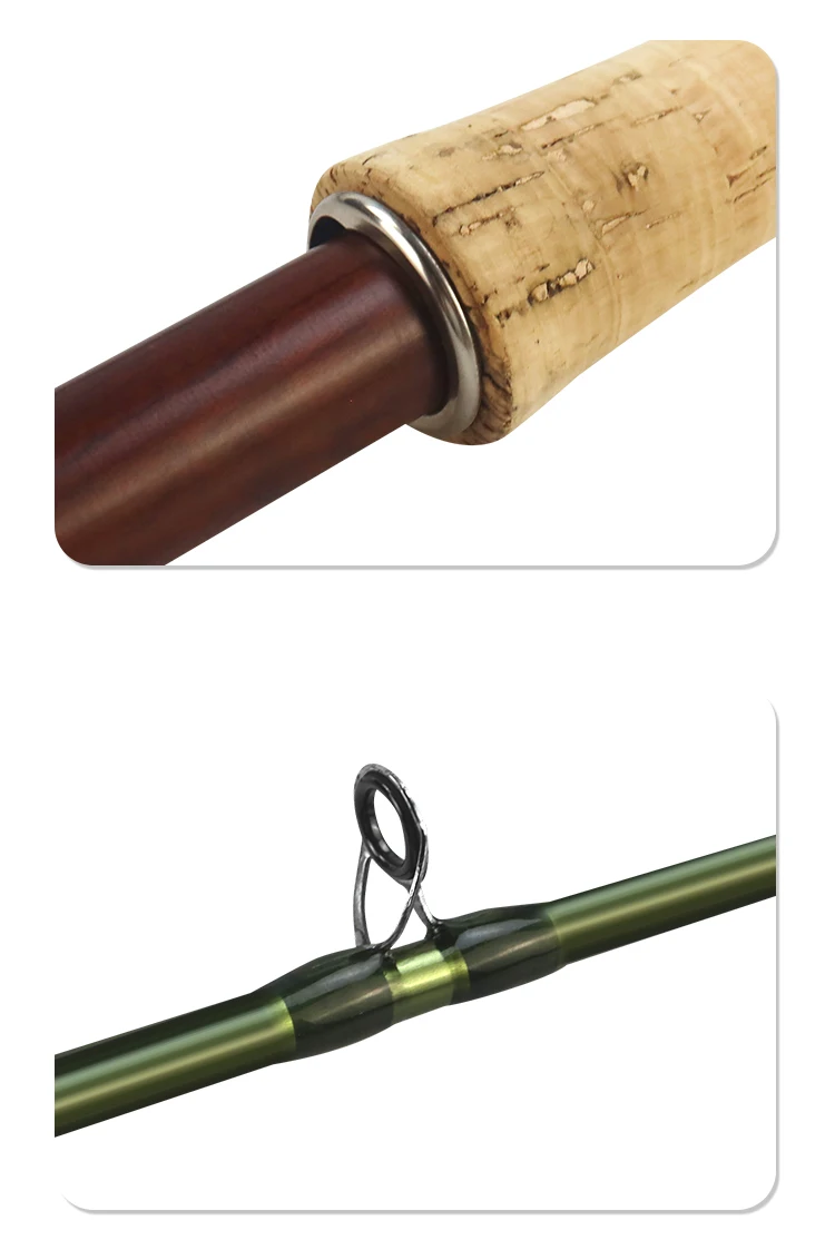 Fly Fishing Rod 4/5 2.55m 4 Section Carbon Fiber Top Weight Material