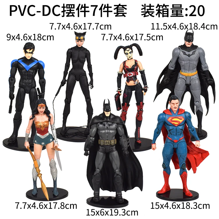 Batman and Superman Justice League DC Action Figures Toys or Cake Toppers for sale online 