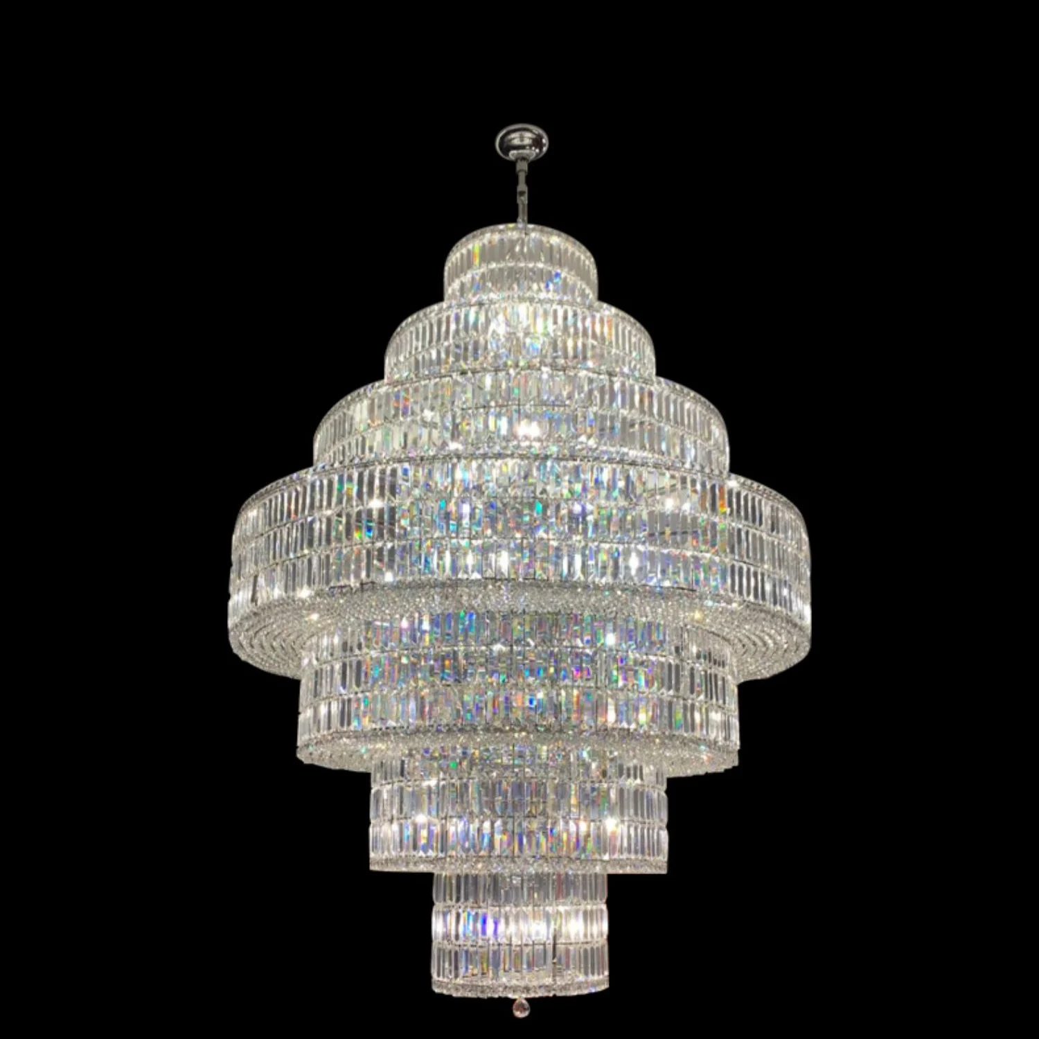 Многоуровневый круглый большой яркий светильник современная большая Хрустальная люстра K9 для гостиной/дуплекса/лестницы/подъезда