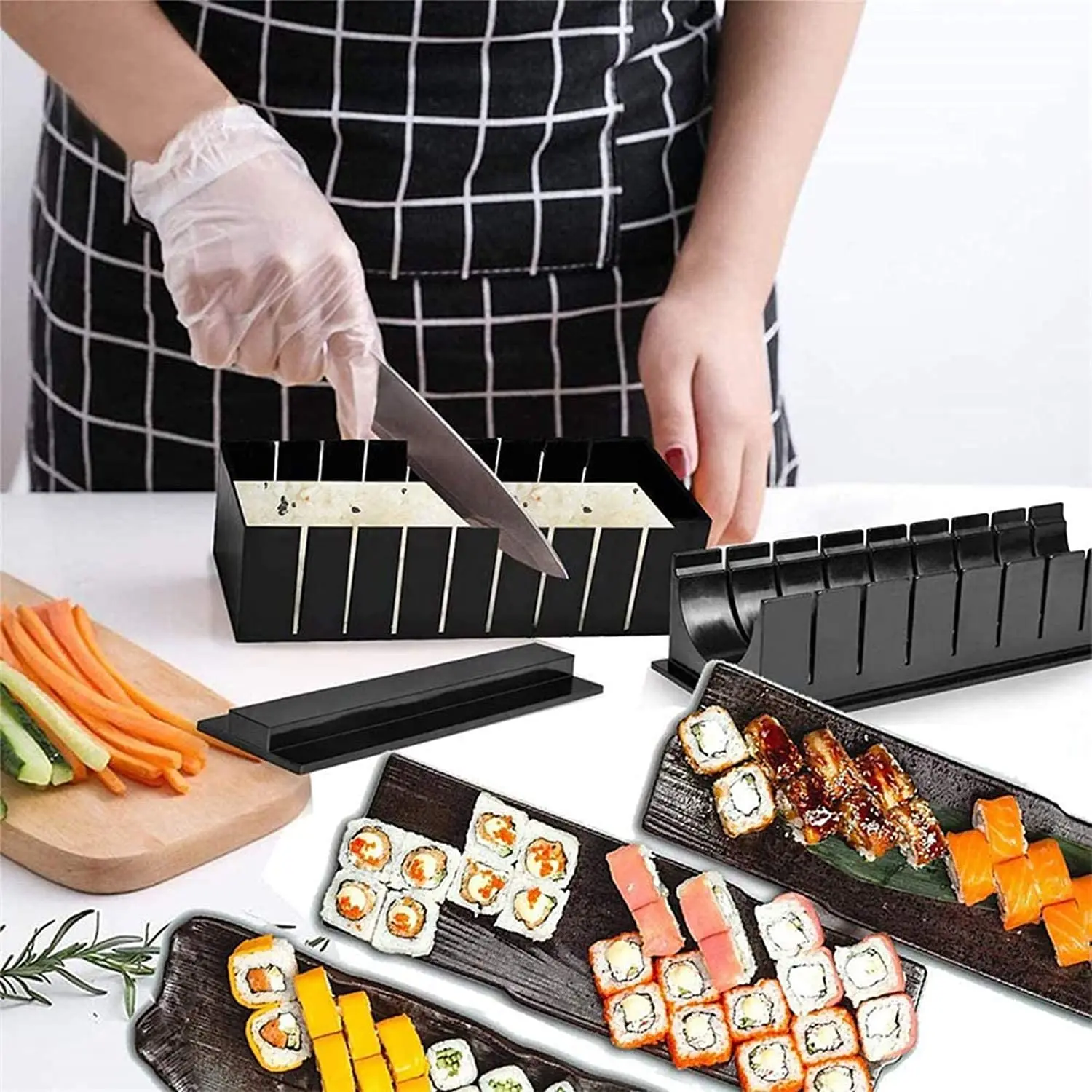 Как делать суши из набора для суши фото 6