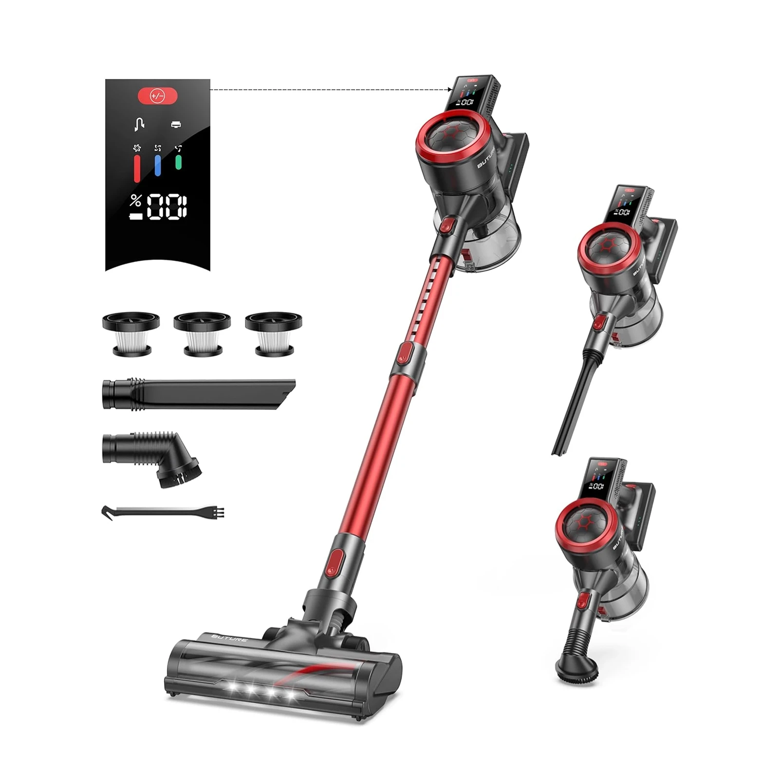 BuTure JR700 1.2L1.2Lタッチスクリーンワイヤレス最大55分