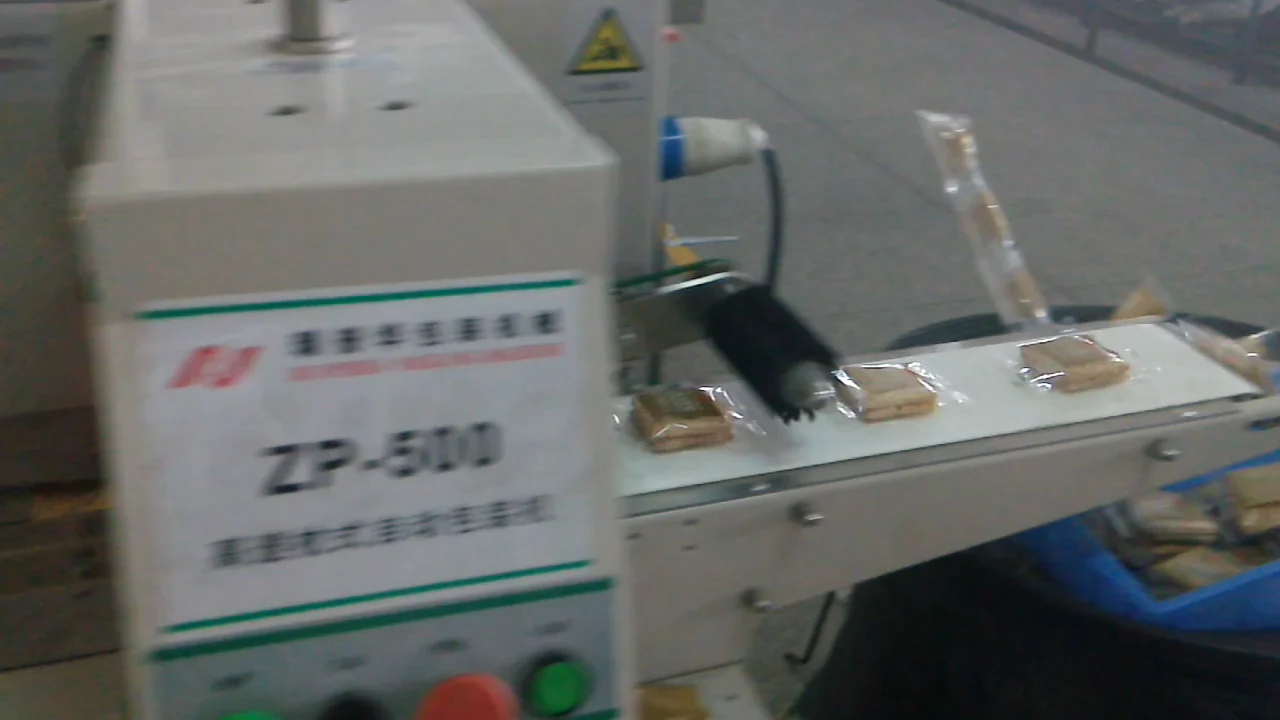 Horizontal Flow Wrapper Automatic Cotton Candy Finger Cookies