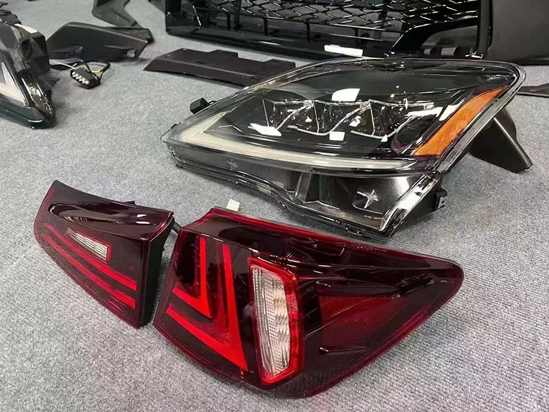 Facelift Upgrade To 2021 Is250 Headlight Bodykit Grille Bumper For