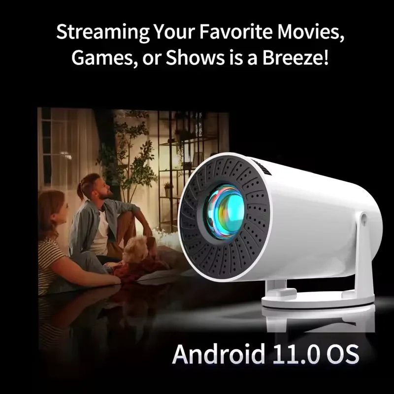 Outdoors Mini Video Projector 4K Home Theater Portable 130inch Screen Projection Display WIFI BT HY300 Pro Smart Projectors