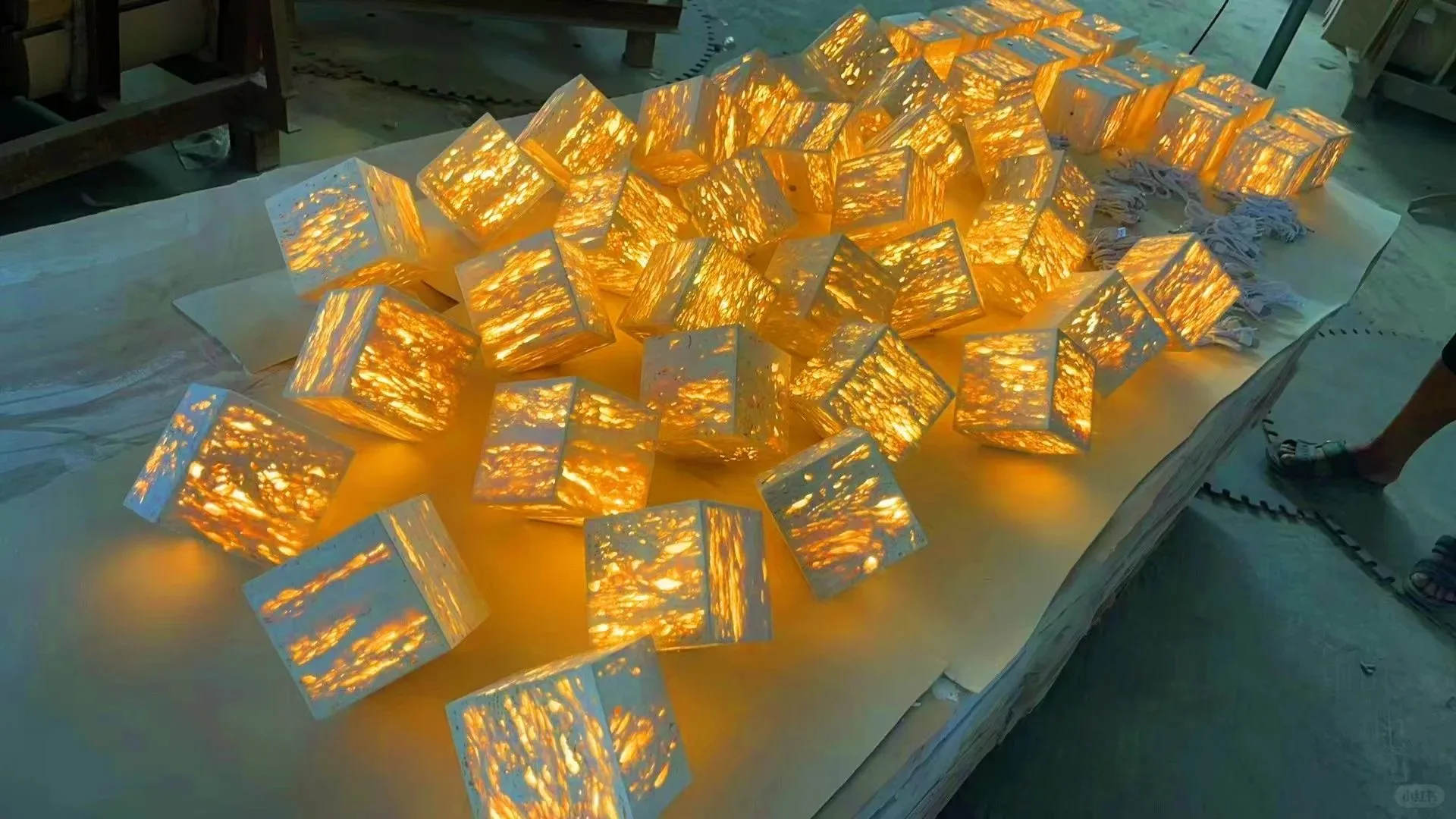 product customizable natural travertine ambient lights indoor bedroom bedside decorative marble lights wholesale price-7