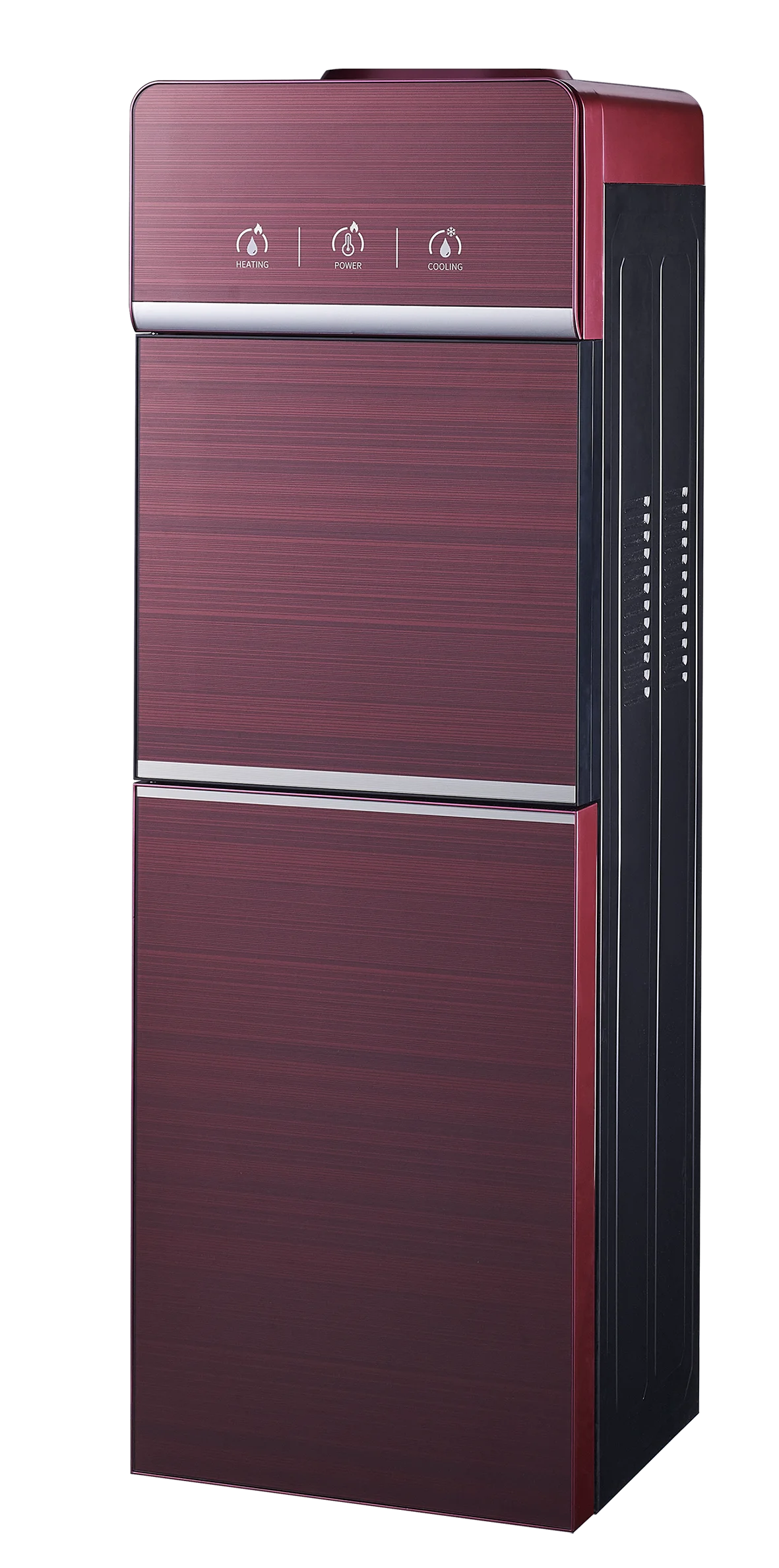 NEW Design Compressor Cooling Standing Big Glass Fridge Water Dispenser