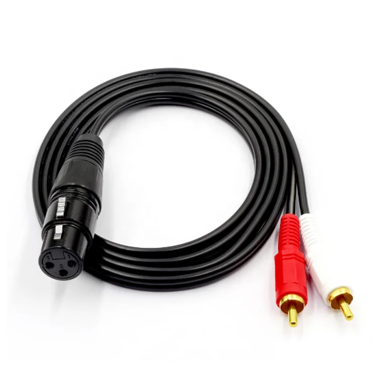 2 In 1 Xlrケーブルオス-rca同軸ケーブルスプールxlr-rcaオーディオケーブル - Buy Xlr To Rca Audio  Cable,2 In 1 Xlr Rca Cable,Xlr Cable Product on Alibaba.com