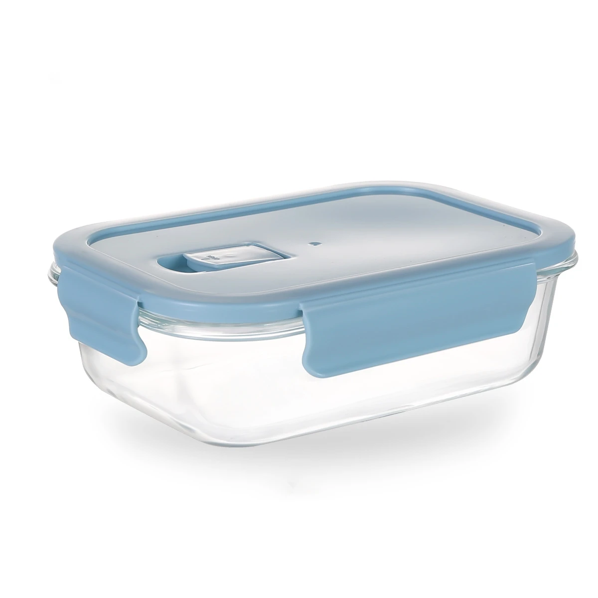 Portable Lock Lid Lunch Box Tempered Glass Home Kitchenware Tableware 