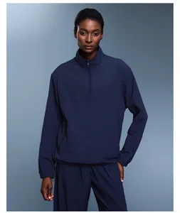 Custom Logo Stand Neck Fitness Sports Lightweight Jackets Women's Waterproof Gym Workout Jackets