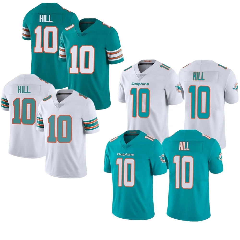 Source Hot New Tyreek Hill Miami Jerseys #10 Stitched Green American  Football Vapor Limited Jersey Summer Fashion Rugby Shirts on m.