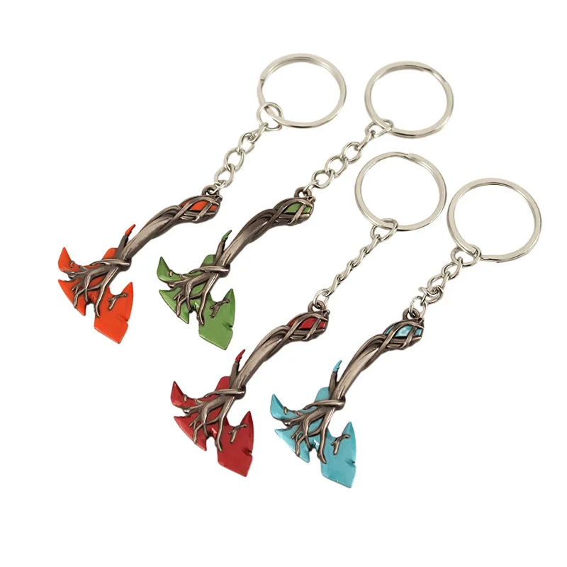 Game Valorant Fealrless Contract Gaia Axe Model Toy Keychain Weapon ...