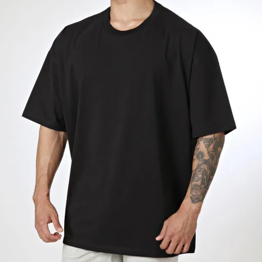 JL-80613 OEM Oversized Gym T Shirt Workout Athletic Gym Sport Customer Printed T Shirt Plain Pink Plus Size T Shirts Men